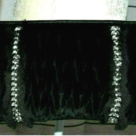 NEW Sam Edelman Embellished Velvet front Crossbody Black Purse w/cc slot… - Picture 1 of 9